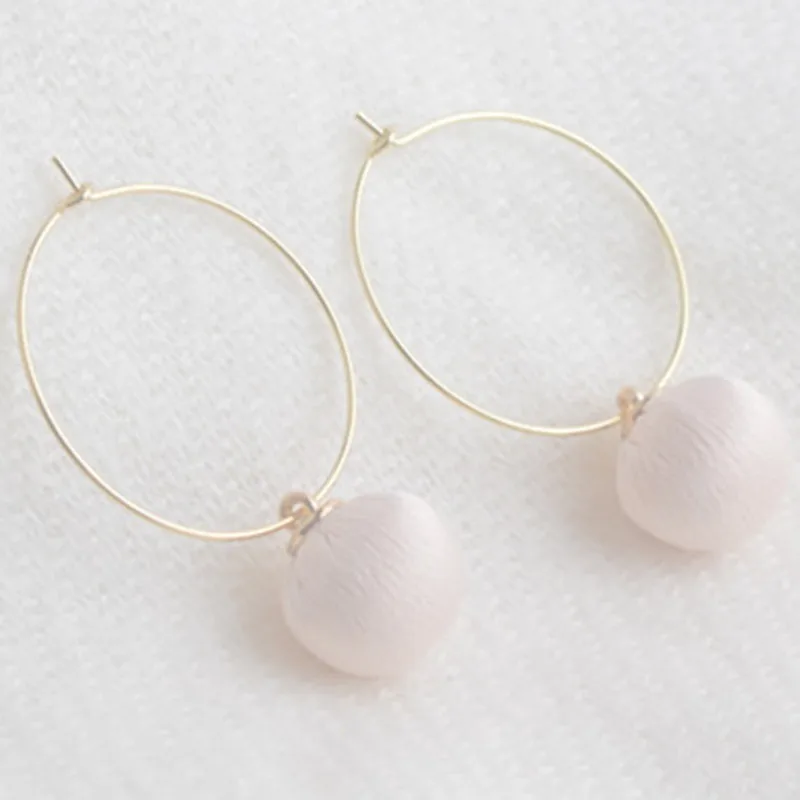 2018 original fashion simple casual ear ring round pendant summer pink sweet earrings for women ER018030
2018 original fashion simple casual ear ring round pendant summer pink sweet earrings for women ER018030