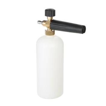 Adjustable Foam Cannon 1 Liter Bottle Snow Foam Lance with 1/4" Quick Connector for Pressure Washer Gun Car Accessories
Adjustable Foam Cannon 1 Liter Bottle Snow Foam Lance with 1/4" Quick Connector for Pressure Washer Gun Car Accessories
