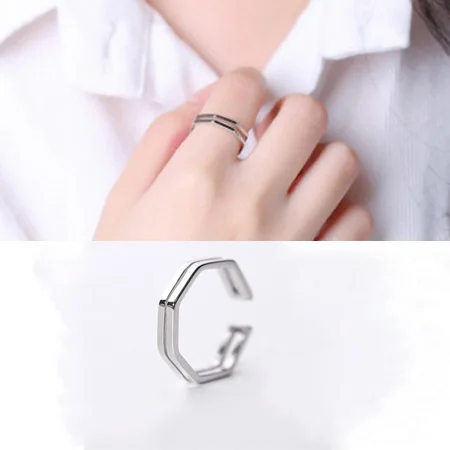 Fashion Silver Color Layered Rings For Women Girls Bijoux Engagement Statement Ring | Украшения и аксессуары