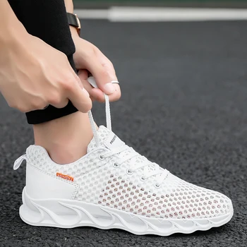 2019 Men Shoes Beathable Mesh Casual Lace-Up Summer Hollow Shoes Men Sneakers Basket Tenis Masculino Krasovki Calzado Hombre Hot
2019 Men Shoes Beathable Mesh Casual Lace-Up Summer Hollow Shoes Men Sneakers Basket Tenis Masculino Krasovki Calzado Hombre Hot