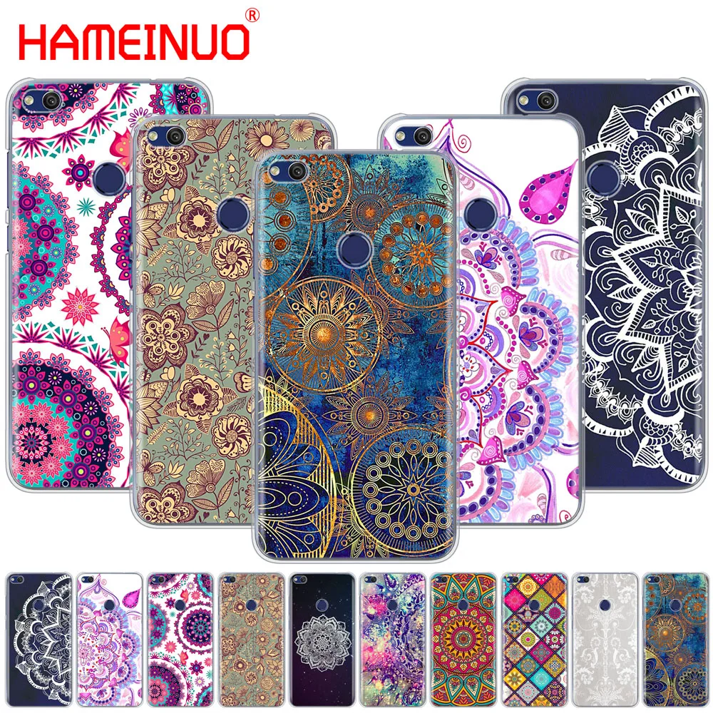 HAMEINUO Цветочная Мандала Мандара чехол для телефона huawei Ascend P7 P8 P9 P10 P20 lite plus pro G9 G8 G7