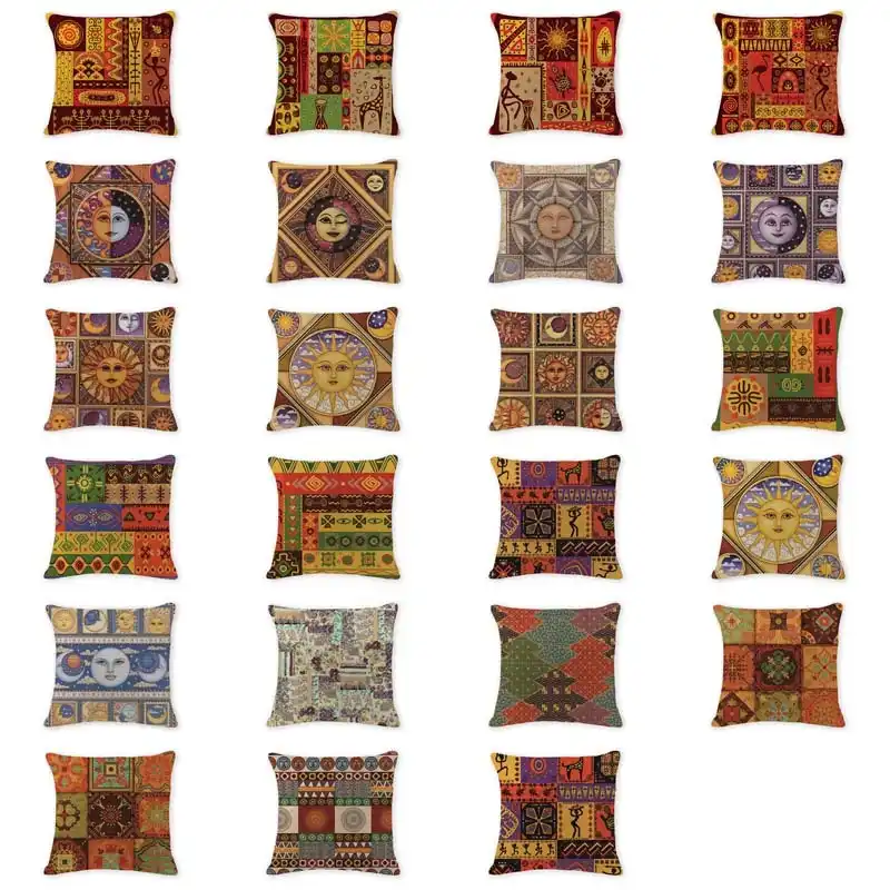 Italian Style Pillow Colorful Cushions Decorative Custom Linen