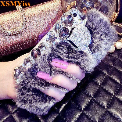 Luxury DIY Bling Diamond Fox Soft Back Cover For Samsung A9 A6 A7 A8 2018 J4 J6 Plus J5 J7 Fashion winter rabbit Fur Phone Case
Luxury DIY Bling Diamond Fox Soft Back Cover For Samsung A9 A6 A7 A8 2018 J4 J6 Plus J5 J7 Fashion winter rabbit Fur Phone Case