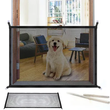 Dog Gate The Ingenious Mesh Magic Pet Gate For Dogs Safe Guard and Install Pet Dog Safety Enclosure Dog Fences Dropshipping
Dog Gate The Ingenious Mesh Magic Pet Gate For Dogs Safe Guard and Install Pet Dog Safety Enclosure Dog Fences Dropshipping
