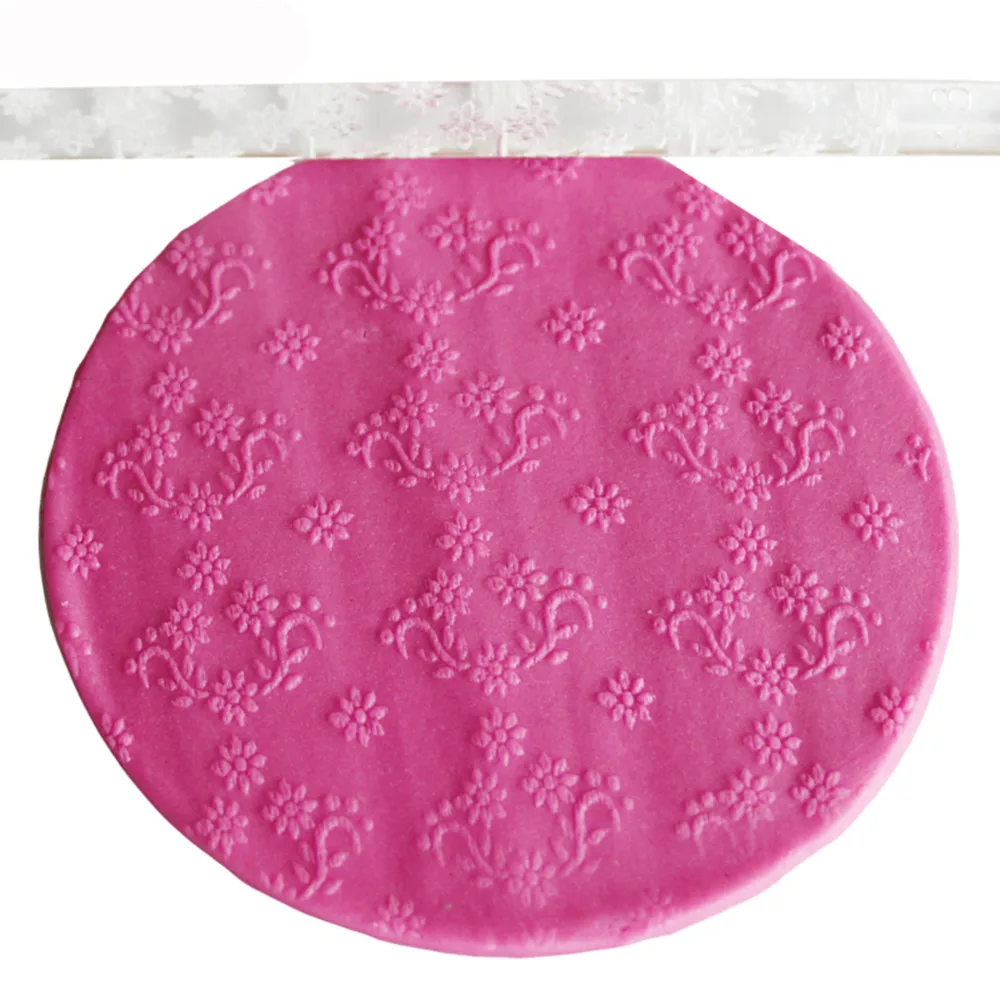 Texture Embossed Floral Acrylic Rolling Pin Transparent Embossed Handmade Craft DIY Cake Biscuit Decoration Baking
Texture Embossed Floral Acrylic Rolling Pin Transparent Embossed Handmade Craft DIY Cake Biscuit Decoration Baking