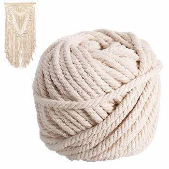 1pc Macrame Rope Natural Beige Cotton Twisted Cord DIY Artisan Hand Craft Thread 6mm*30m For Home Decorations Mayitr
1pc Macrame Rope Natural Beige Cotton Twisted Cord DIY Artisan Hand Craft Thread 6mm*30m For Home Decorations Mayitr