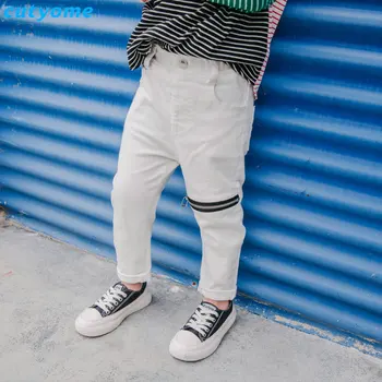 2019 Boys Jeans Teenage Children Denim Toursers Zipper Patchwork Blue Black White Elastic Waist Kids Denim Pants Clothes 2 12 15
2019 Boys Jeans Teenage Children Denim Toursers Zipper Patchwork Blue Black White Elastic Waist Kids Denim Pants Clothes 2 12 15