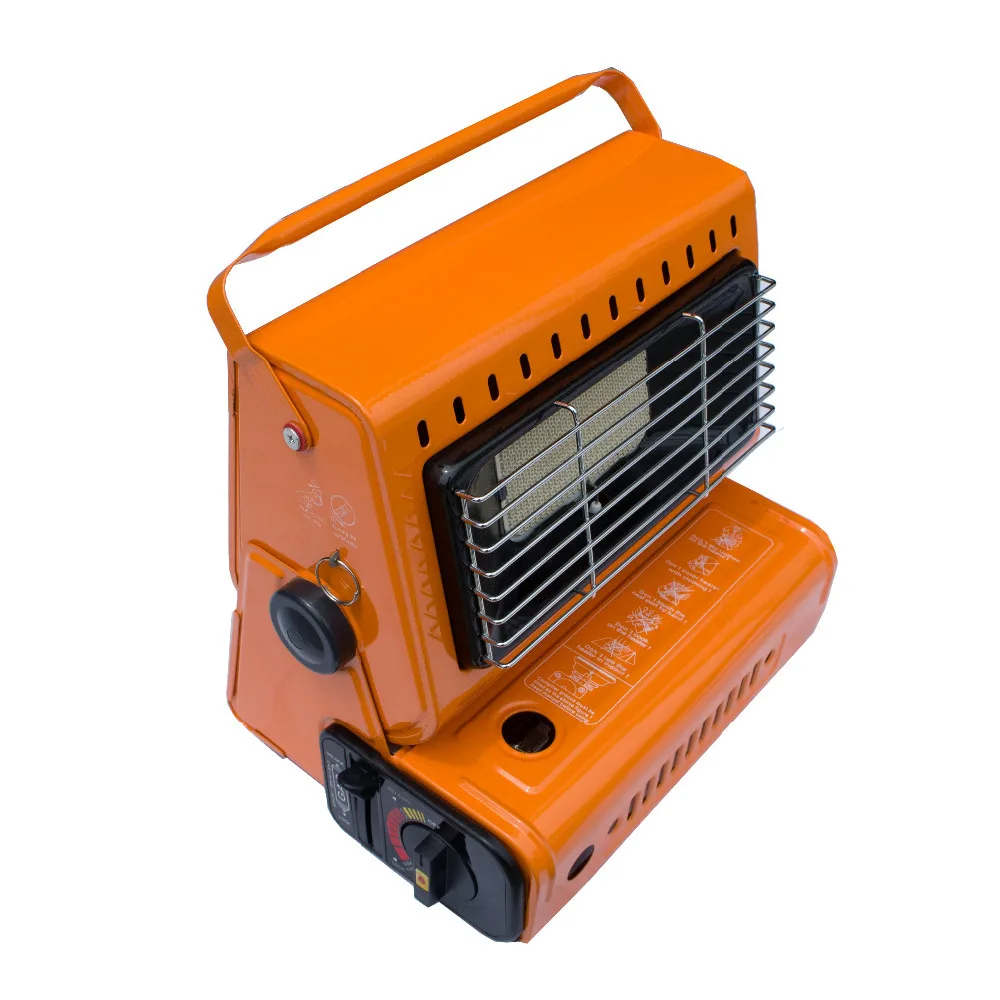 Новинка 2015 Открытый 2 в 1 orange изделие портативный газовый нагреватель для