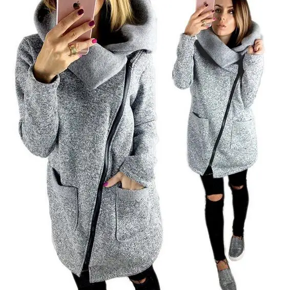 2019 New Fashion Women wool & blends Autumn Winter women coat Side zip coat jacket coat Plus size Gray blue 3XL 4XL 5XL
2019 New Fashion Women wool & blends Autumn Winter women coat Side zip coat jacket coat Plus size Gray blue 3XL 4XL 5XL