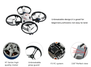 JMT ET125 PNP Brushless FPV RC Racing Drone Mini Quadcopter with Frysky Receiver Spare Parts Accessory
JMT ET125 PNP Brushless FPV RC Racing Drone Mini Quadcopter with Frysky Receiver Spare Parts Accessory