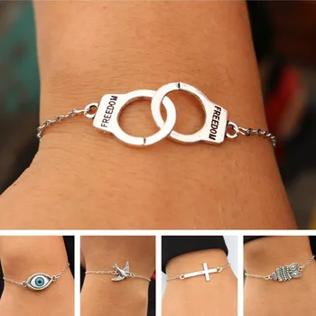 guangtuo Charm Bracelets For Men Women Retro Jewelry