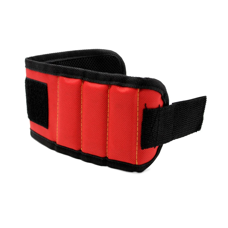 Nuoxintr Magnetic Wristband with Strong Magnets Portable Electrician Wrist Tool Belt Screws Nails Drill Bits for Auto Repair