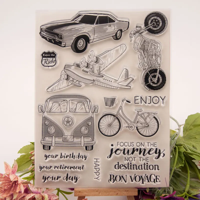 2019 Car Plane Journey Transparent Clear Silicone Stamp for Seal DIY Scrapbooking Photo Album Decorative Clear Stamp Sheets
2019 Car Plane Journey Transparent Clear Silicone Stamp for Seal DIY Scrapbooking Photo Album Decorative Clear Stamp Sheets