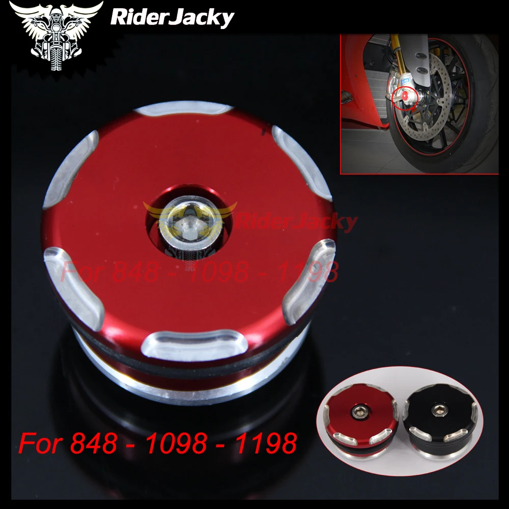 RiderJacky CNC Machined Aluminum Red Black Motorcycle Right Front wheel Cover For Ducati 848 - 1098 - 1198
RiderJacky CNC Machined Aluminum Red Black Motorcycle Right Front wheel Cover For Ducati 848 - 1098 - 1198