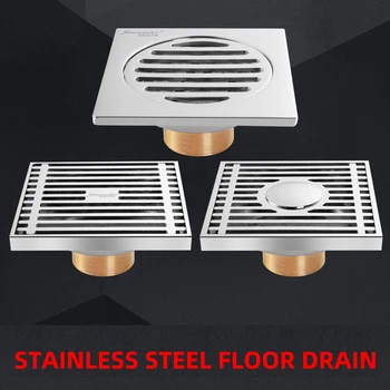 1PC Stainless Steel Floor Drain Deodorant Automatic Sealed Anti-odor Drain Deodorization Ground Drainer Odor-proof Drain
1PC Stainless Steel Floor Drain Deodorant Automatic Sealed Anti-odor Drain Deodorization Ground Drainer Odor-proof Drain