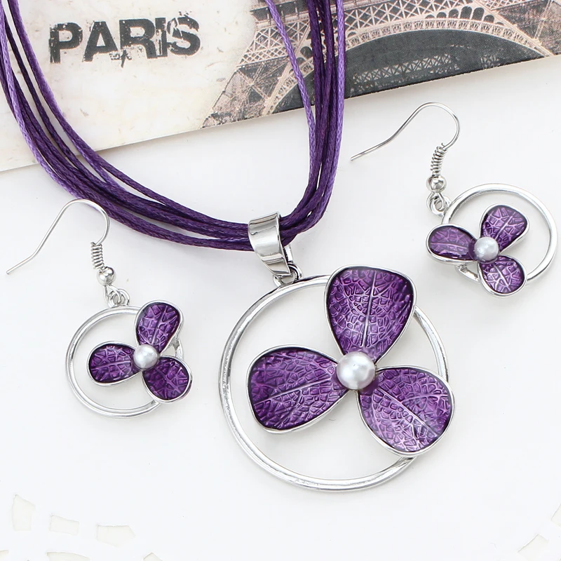 MINHIN Bridal Jewelry Sets Exquisite Flower Choker Necklace Earrings Ladies Wedding Jewelry Sets Charming Wax Rope Necklace Sets
MINHIN Bridal Jewelry Sets Exquisite Flower Choker Necklace Earrings Ladies Wedding Jewelry Sets Charming Wax Rope Necklace Sets