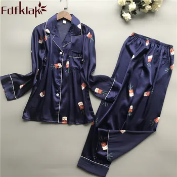 Spring New Pyjama Femme Home Clothes For Women Pajamas Silk 2 Piece Sleepwear Pijama Summer Women Homewear Pyjamas Fdfklak
Spring New Pyjama Femme Home Clothes For Women Pajamas Silk 2 Piece Sleepwear Pijama Summer Women Homewear Pyjamas Fdfklak