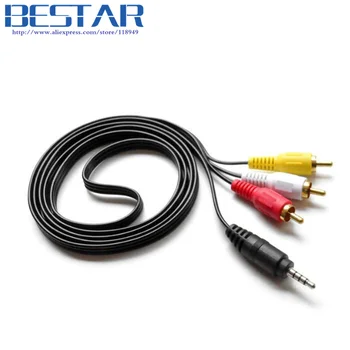 4 poles 3.5 Jack 3.5 mm 3.5mm Male To 3RCA Male Audio Video Cable 5ft 1.5m 3 RCA AV Cable For DVD CD Computer Sound Speaker Car
4 poles 3.5 Jack 3.5 mm 3.5mm Male To 3RCA Male Audio Video Cable 5ft 1.5m 3 RCA AV Cable For DVD CD Computer Sound Speaker Car