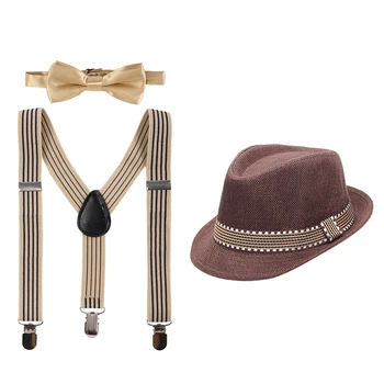 Baby Clothes Set for Photo Shoot 3pcs Set Bowtie Suspender Jazz Fedora Hat Cake Smash Birthday Outfit Cute Baby Boy Girl Clothes
Baby Clothes Set for Photo Shoot 3pcs Set Bowtie Suspender Jazz Fedora Hat Cake Smash Birthday Outfit Cute Baby Boy Girl Clothes