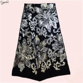 Wonderful velvet lace fabric with sequins Nice wedding/party velvet material for sewing PVZ1(5yards/pc)
Wonderful velvet lace fabric with sequins Nice wedding/party velvet material for sewing PVZ1(5yards/pc)