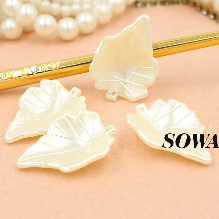 Free Shipping 100pcs Ivory 34*24mm ABS Resin Imitation Pearls Craft Effect 3D Maple Leaf Designed Beads For DIY Jewelry Making
Free Shipping 100pcs Ivory 34*24mm ABS Resin Imitation Pearls Craft Effect 3D Maple Leaf Designed Beads For DIY Jewelry Making
