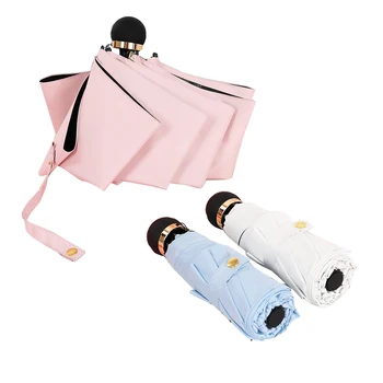 Fresh 8 Ribs Anti-UV Protection Black Coating Sun Umbrella Rain Women Mini Man Pocket Umbrella For Male Female Folding Paraguas
Fresh 8 Ribs Anti-UV Protection Black Coating Sun Umbrella Rain Women Mini Man Pocket Umbrella For Male Female Folding Paraguas