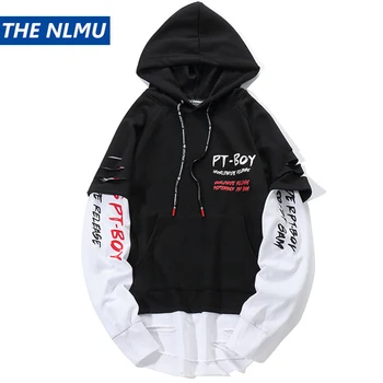 Letter Print Hoodies Men Women Japan Style False Two Piece Sweatshirts Hip Hop Casual Streetwear Mens Fashion Hole Hoodie WJ032
Letter Print Hoodies Men Women Japan Style False Two Piece Sweatshirts Hip Hop Casual Streetwear Mens Fashion Hole Hoodie WJ032