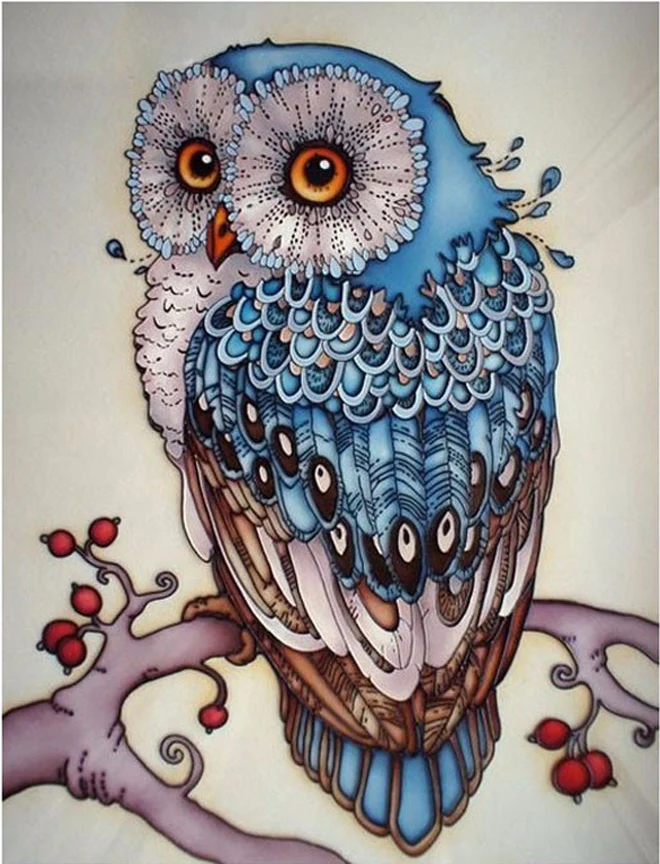 100% Full 5D Diy Daimond Painting Cross-stitch "Cartoon Owl" 3D Diamond Mosaic Round Rhinestones Paintings Embroidery 
100% Full 5D Diy Daimond Painting Cross-stitch "Cartoon Owl" 3D Diamond Mosaic Round Rhinestones Paintings Embroidery