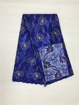 Royal Blue French African Lace Fabric Guipure Sequined Cotton Cord Tulle Nigerian Tissu Mesh India Lace for Wedding Dress(1L-419
Royal Blue French African Lace Fabric Guipure Sequined Cotton Cord Tulle Nigerian Tissu Mesh India Lace for Wedding Dress(1L-419