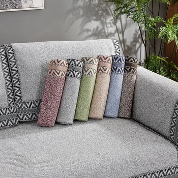 Modern Cotton Linen Sofa Cover Cotton Slip Resistant Sofa Towel Mats for Living Room Knitted Sofa Cushion Multi-sizes 1 Piece
Modern Cotton Linen Sofa Cover Cotton Slip Resistant Sofa Towel Mats for Living Room Knitted Sofa Cushion Multi-sizes 1 Piece