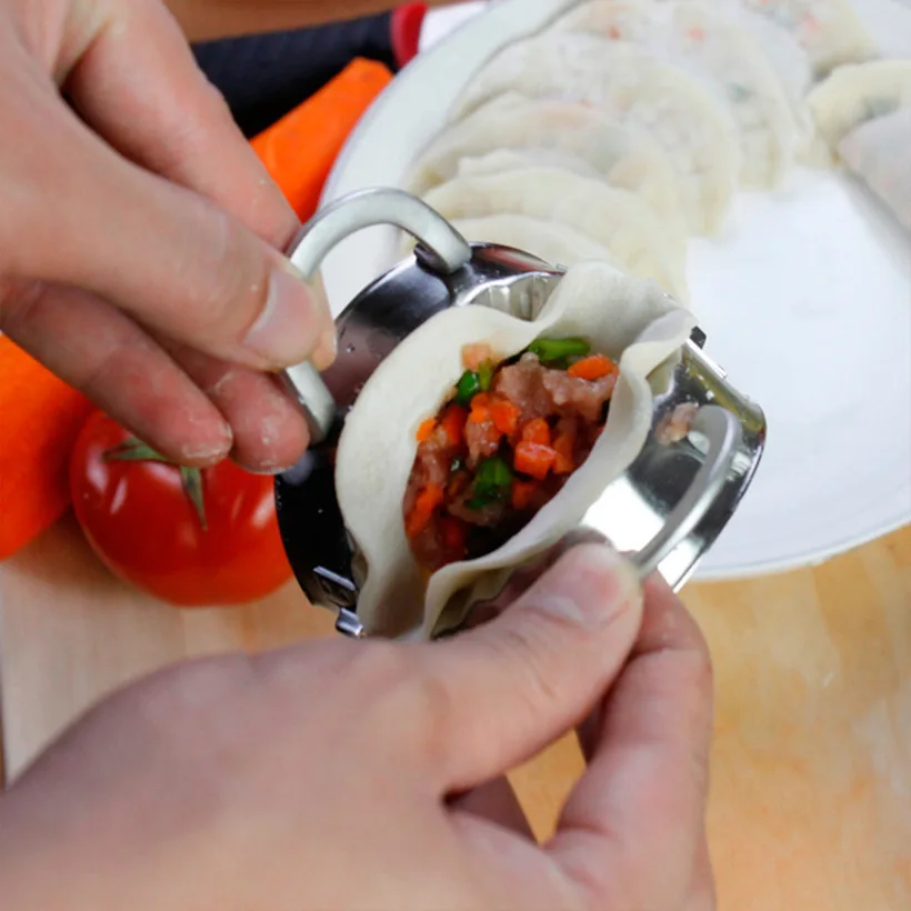 Easy DIY Dumpling Mold Dumpling Wrapper Cutter Making Machine Cooking Pastry Tool Kitchen Tools Dumpling Jiaozi Maker Device
Easy DIY Dumpling Mold Dumpling Wrapper Cutter Making Machine Cooking Pastry Tool Kitchen Tools Dumpling Jiaozi Maker Device