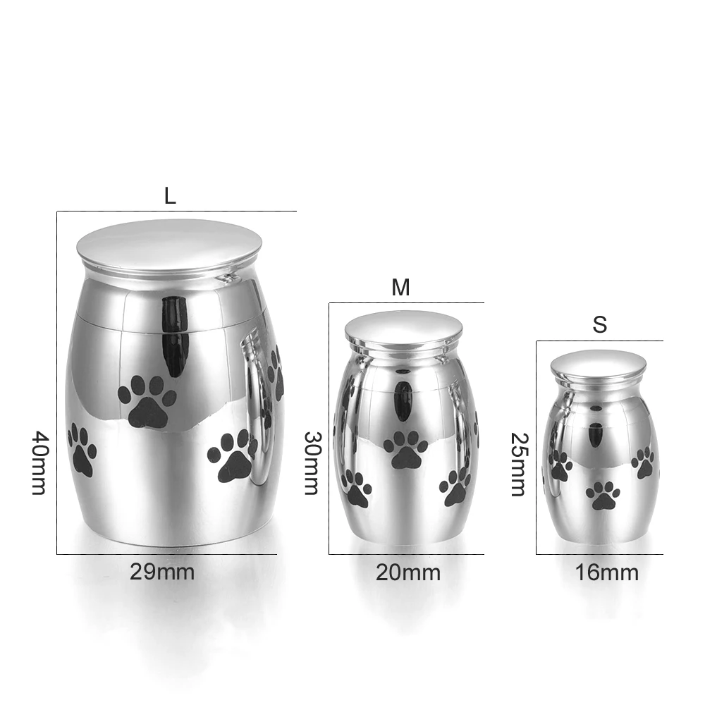 LCC001 Personalized Mini Stainless Steel Funeral Casket Jewelry For Pet Cremation Ashes Keepsake For Dog Paw Print Memorial Urn
LCC001 Personalized Mini Stainless Steel Funeral Casket Jewelry For Pet Cremation Ashes Keepsake For Dog Paw Print Memorial Urn