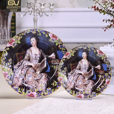 Ceramic European Lady Pattern Western Dish Dessert Plate Steak Plate Home Fruit Breakfast Tray Hanging Decorative Tableware
Ceramic European Lady Pattern Western Dish Dessert Plate Steak Plate Home Fruit Breakfast Tray Hanging Decorative Tableware