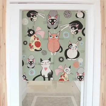 Wealth cats meow Japanese decorative door curtains fabric cloth cotton home screens partition bathroom kitchen curtains
Wealth cats meow Japanese decorative door curtains fabric cloth cotton home screens partition bathroom kitchen curtains