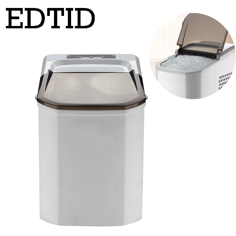 EDTID Automatic Ice Maker Commercial Mini Bullet Round Ice Cube Block Making Machine 5kg/24H for Bar Milk Tea Shop EU US Plug
EDTID Automatic Ice Maker Commercial Mini Bullet Round Ice Cube Block Making Machine 5kg/24H for Bar Milk Tea Shop EU US Plug