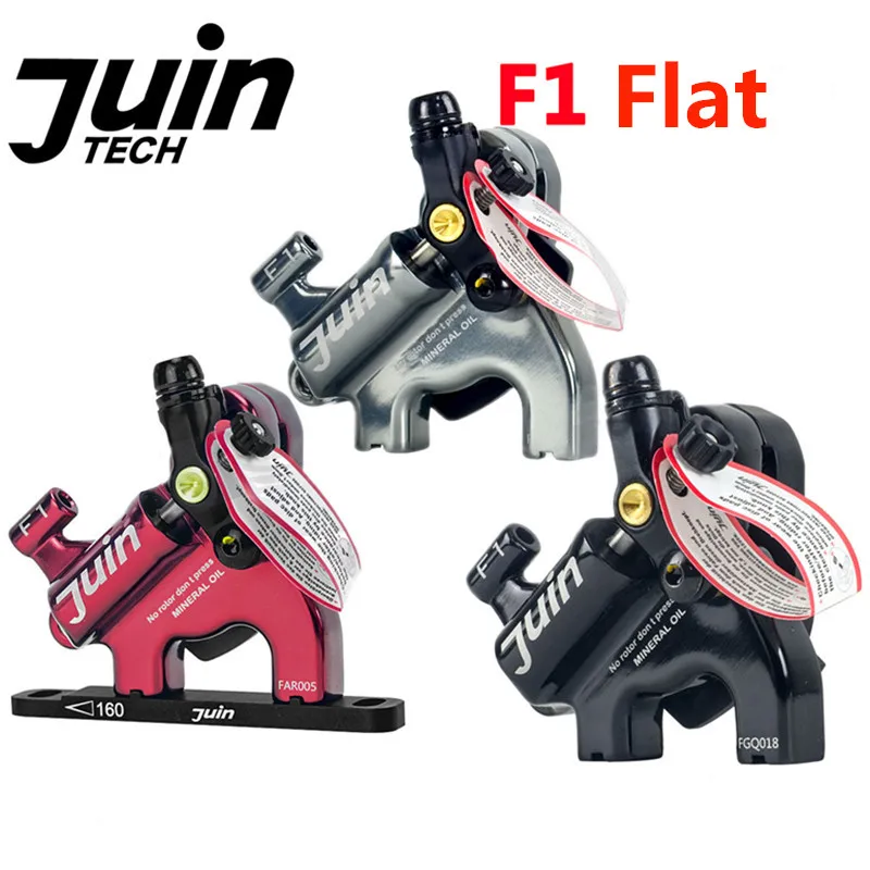 Juin Tech F1 Cyclocross CX Bicycle Bike Disc Brake Calipers with Flat Mount Adapter Road Bike Caliper Set with 160mm Rotors
Juin Tech F1 Cyclocross CX Bicycle Bike Disc Brake Calipers with Flat Mount Adapter Road Bike Caliper Set with 160mm Rotors