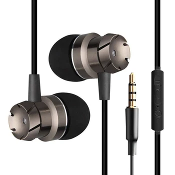 Metal In Ear Earphones Turbo Bass Wired 3.5mm Wired Headset Earphone Earpiece With Microphone For Mobile Phones Computer Tablet
Metal In Ear Earphones Turbo Bass Wired 3.5mm Wired Headset Earphone Earpiece With Microphone For Mobile Phones Computer Tablet