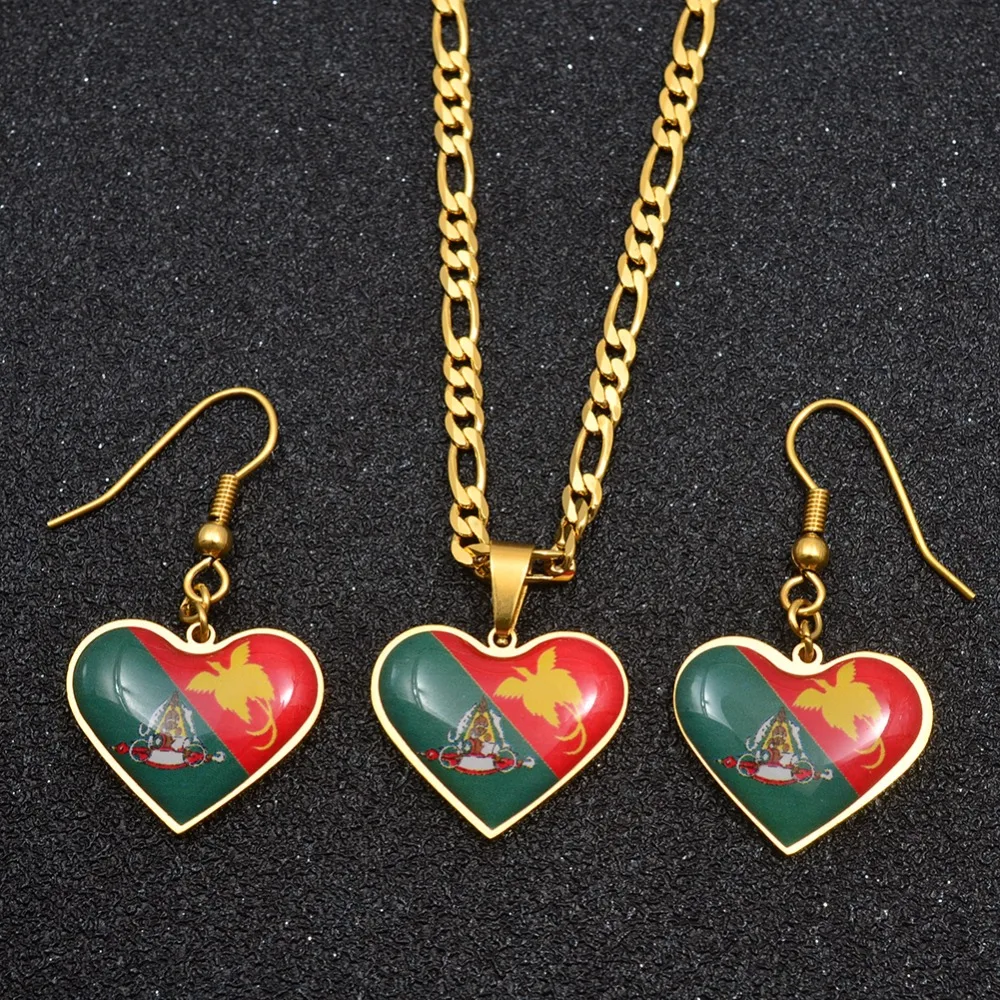 Anniyo Heart PNG East Sepik Pendant Necklaces Earrings for Women Girls Papua New Guinea Jewelry Patriotic Gifts #059421
Anniyo Heart PNG East Sepik Pendant Necklaces Earrings for Women Girls Papua New Guinea Jewelry Patriotic Gifts #059421