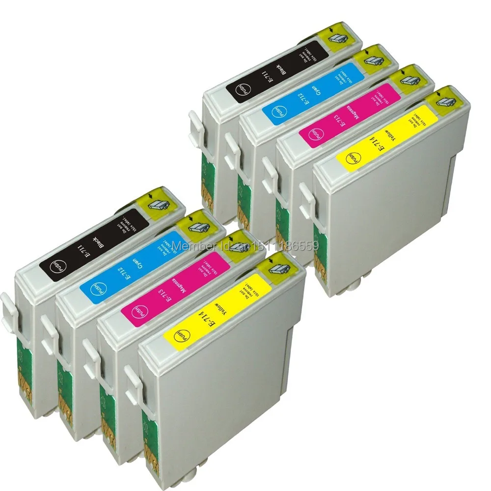 8 Ink Cartridges for stylus SX410 SX415 SX510 SX515 SX515W SX510W Printer 
8 Ink Cartridges for stylus SX410 SX415 SX510 SX515 SX515W SX510W Printer