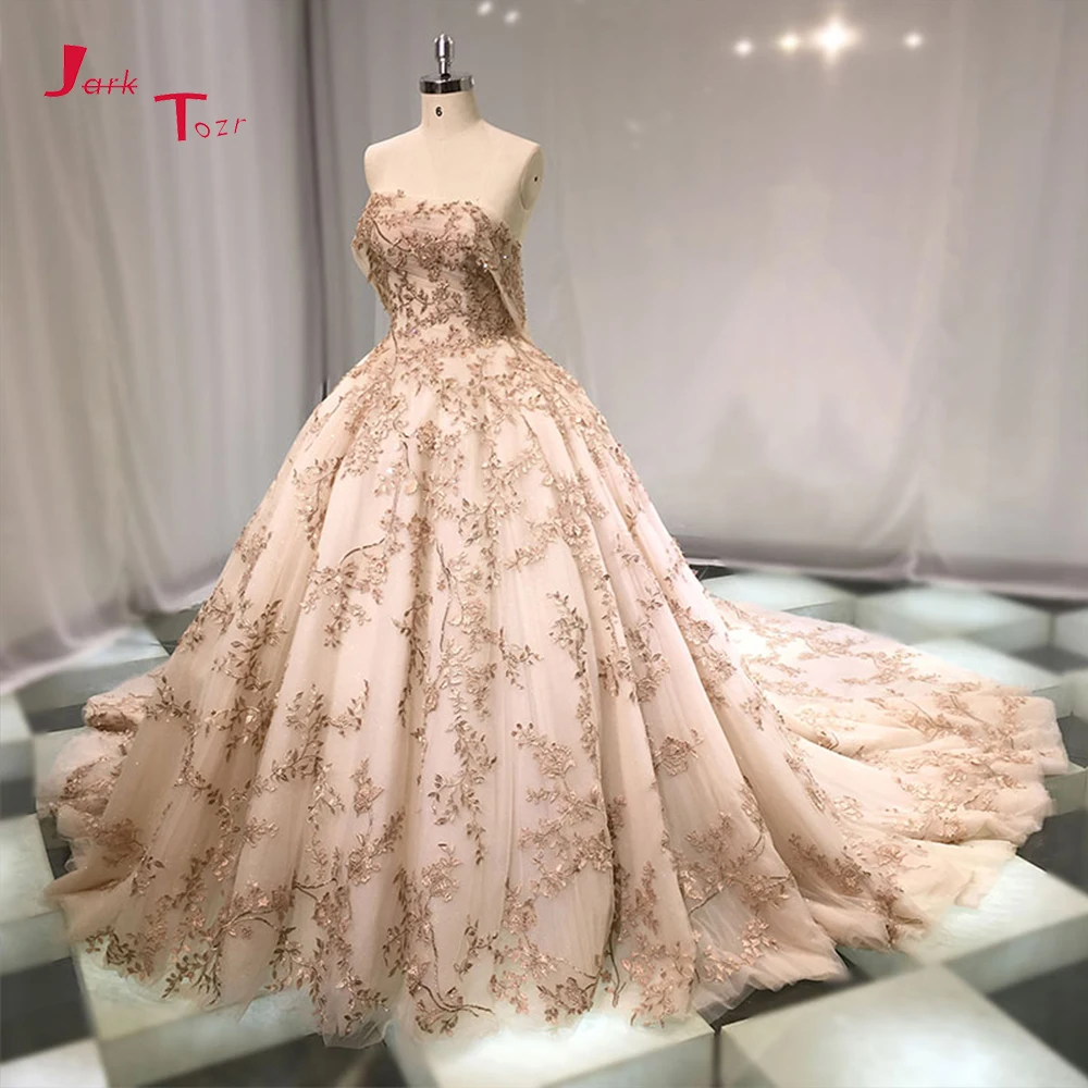 Прекрасный Тюль бальное платье свадебное Boho2019 Винтаж Vestidos de Novia без бретелек Abito da