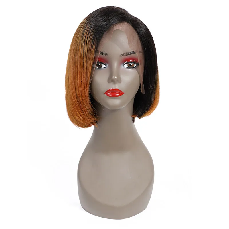 Bestsojoy Straight Lace Front Human Hair Wigs 8"-14" M Remy 13x4 Ombre 1b/30 Bob Wig with Pre Plucked Hairline 150% Density
Bestsojoy Straight Lace Front Human Hair Wigs 8"-14" M Remy 13x4 Ombre 1b/30 Bob Wig with Pre Plucked Hairline 150% Density