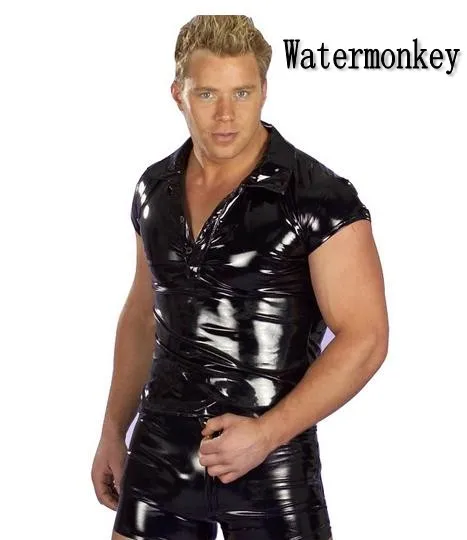 Cosplay Halloween Costumes 2 pieces suit women PVC Glossy Paint Leather Shorts Men's Tights game Funny leather clothing
Cosplay Halloween Costumes 2 pieces suit women PVC Glossy Paint Leather Shorts Men's Tights game Funny leather clothing