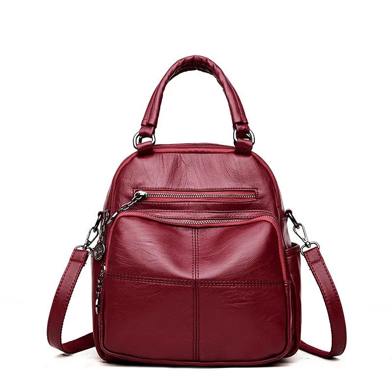 HOTNew Fashion Woman Backpack Leather Brands Female Backpacks High Quality Schoolbag Backpack Elegant Mochilas Escolar Feminina
HOTNew Fashion Woman Backpack Leather Brands Female Backpacks High Quality Schoolbag Backpack Elegant Mochilas Escolar Feminina