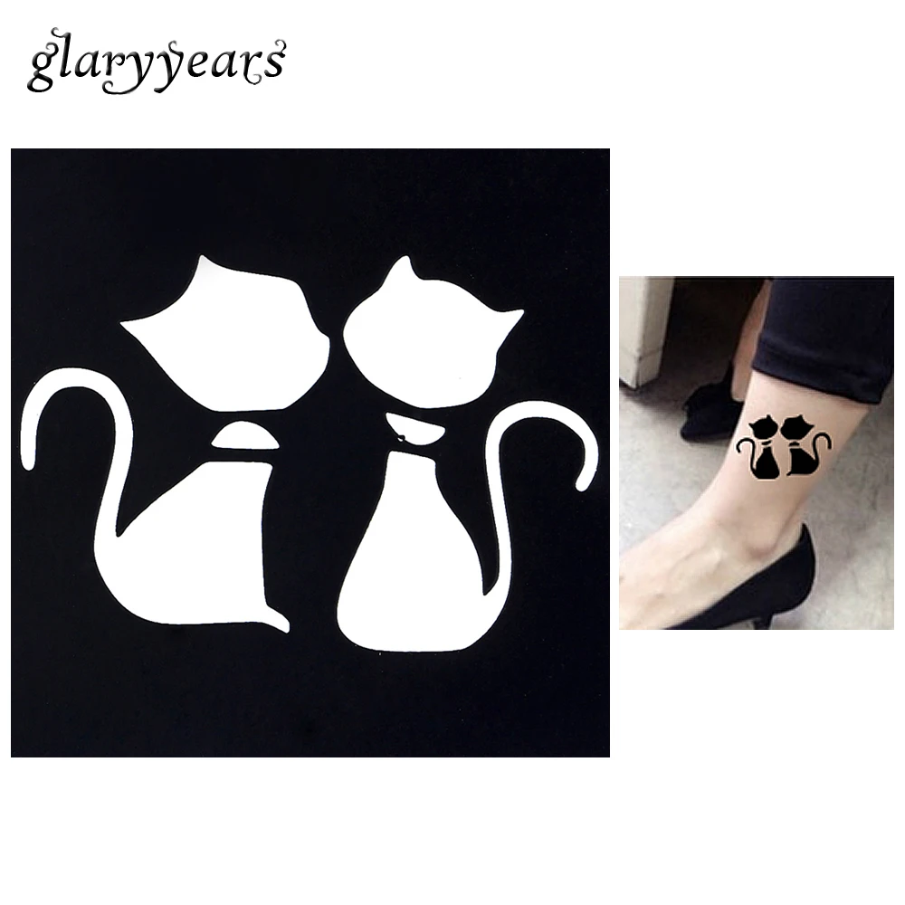 1pc Cartoon Cat Waterproof Tattoo Stencil Woman Body Art Airbrush Painting Small Henna Indian Tatoo Sticker Stencil 2019 Hot G18
1pc Cartoon Cat Waterproof Tattoo Stencil Woman Body Art Airbrush Painting Small Henna Indian Tatoo Sticker Stencil 2019 Hot G18