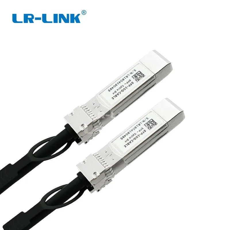 

LR-LINK 10G 3M SFP+ DAC Cable 10GBASE-CU Passive Direct Attach Copper Twinax SFP Cable support Ubiquiti Mikrotik