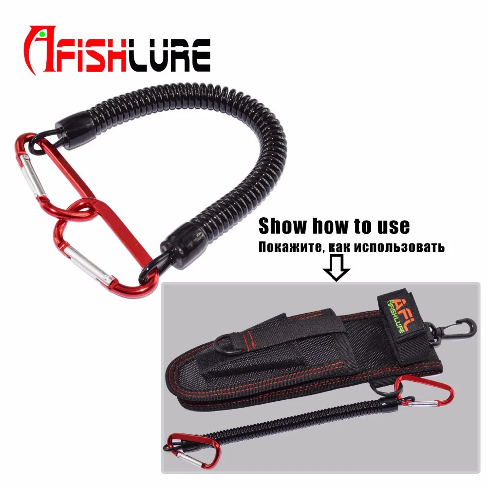 Afishlure 2pcs/lot Double D Button Coiled Fish Missed Rope Pole Rod Protector Elastic Line Fishing Tackle Tool | Спорт и развлечения