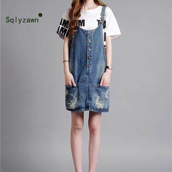 Women Button Denim Dress Overalls Summer Hole Pocket Casual Loose Straight Denim Dress Oversized Cute Preppy Style Jeans Dress
Women Button Denim Dress Overalls Summer Hole Pocket Casual Loose Straight Denim Dress Oversized Cute Preppy Style Jeans Dress