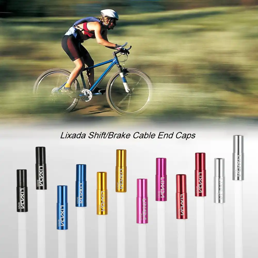 bicycle brake cable end caps