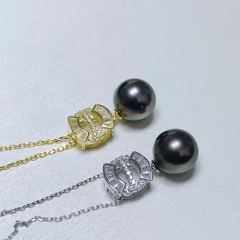 925 Silver Pearl Pendant Mounts Pendant Findings and Component for Big Edison Pearls Jewelry Parts Fittings Women Accessories
925 Silver Pearl Pendant Mounts Pendant Findings and Component for Big Edison Pearls Jewelry Parts Fittings Women Accessories