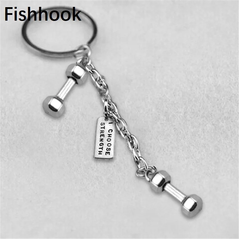 Fishhook Workout Accessories I Choose Strength & Small Dumbbell Series Zinc Alloy Weight Lifting Training Key Chain For Key
Fishhook Workout Accessories I Choose Strength & Small Dumbbell Series Zinc Alloy Weight Lifting Training Key Chain For Key